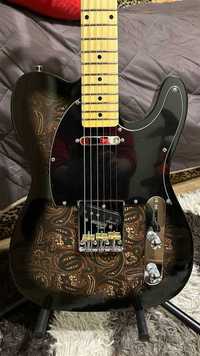 Електрогітара Harley Benton TE-70 Black Paisley (Deluxe Series)