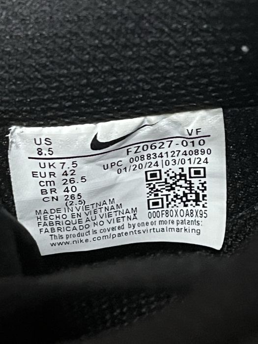 Nike air force 1 low 07 Black FZ0627-010
