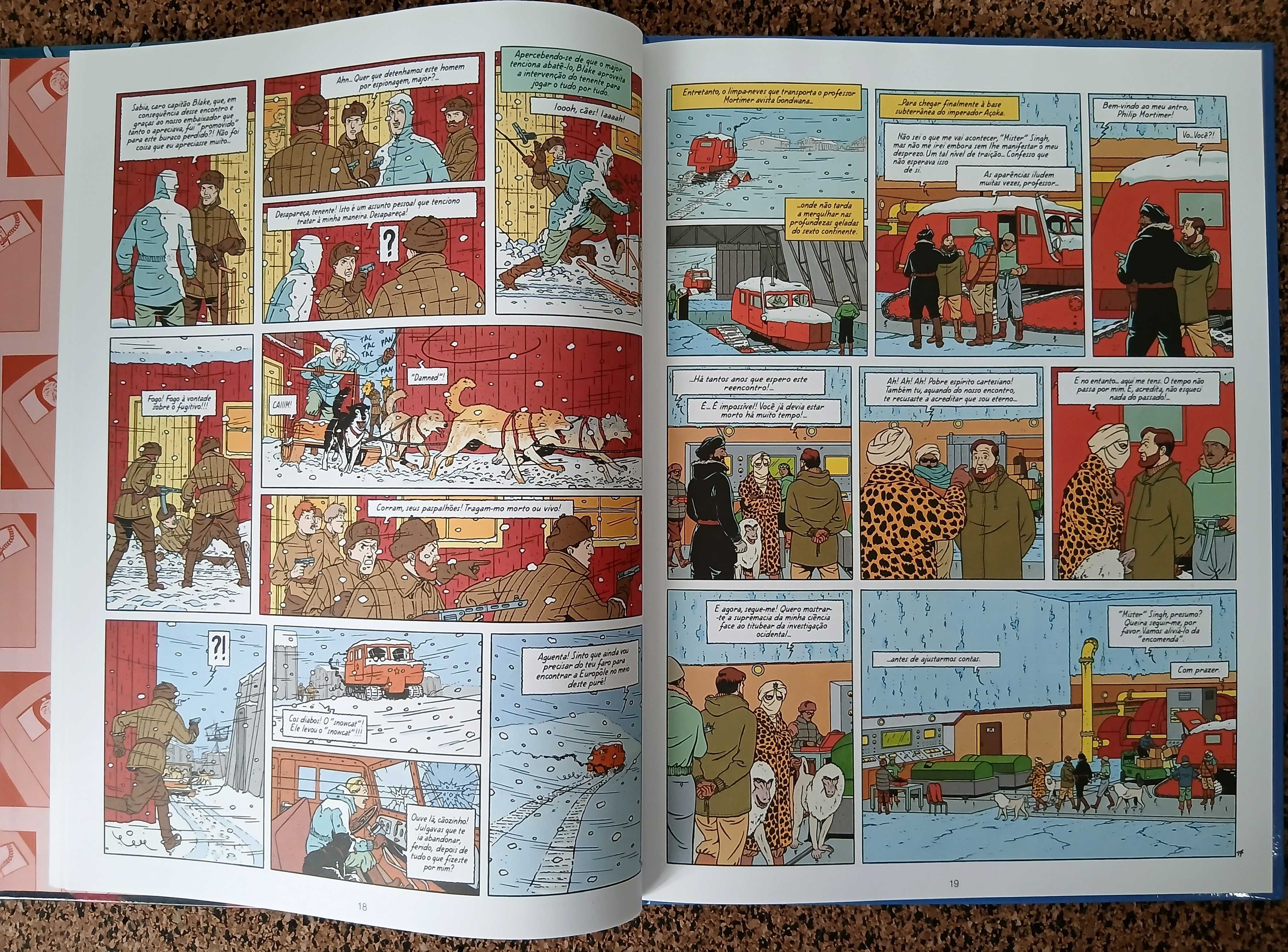 2 BDs - Os Sarcófagos do 6º Continente
(Blake e Mortimer N.º 16 e 17)