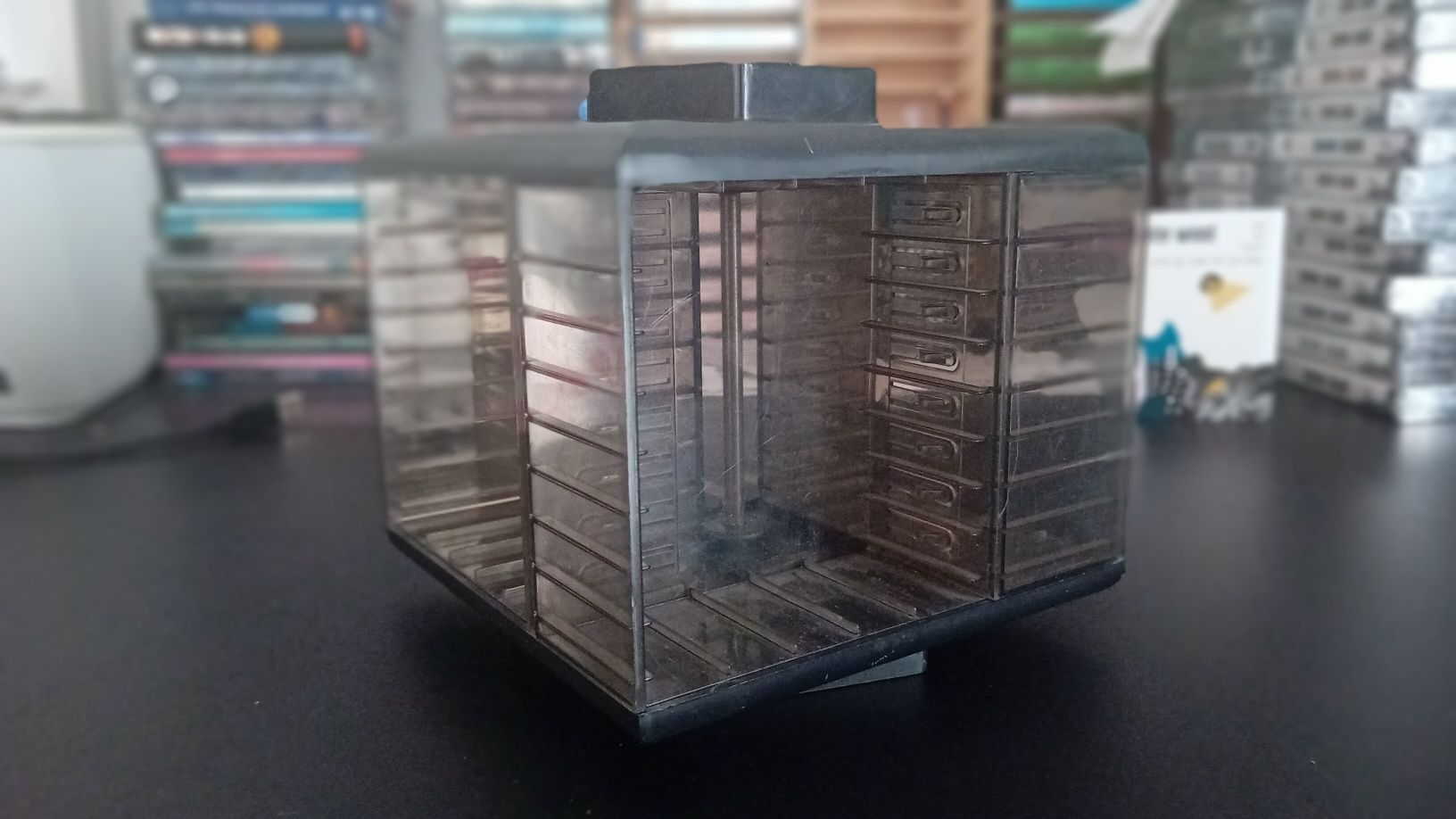 Porta-cassetes Girandola oficial anos 70