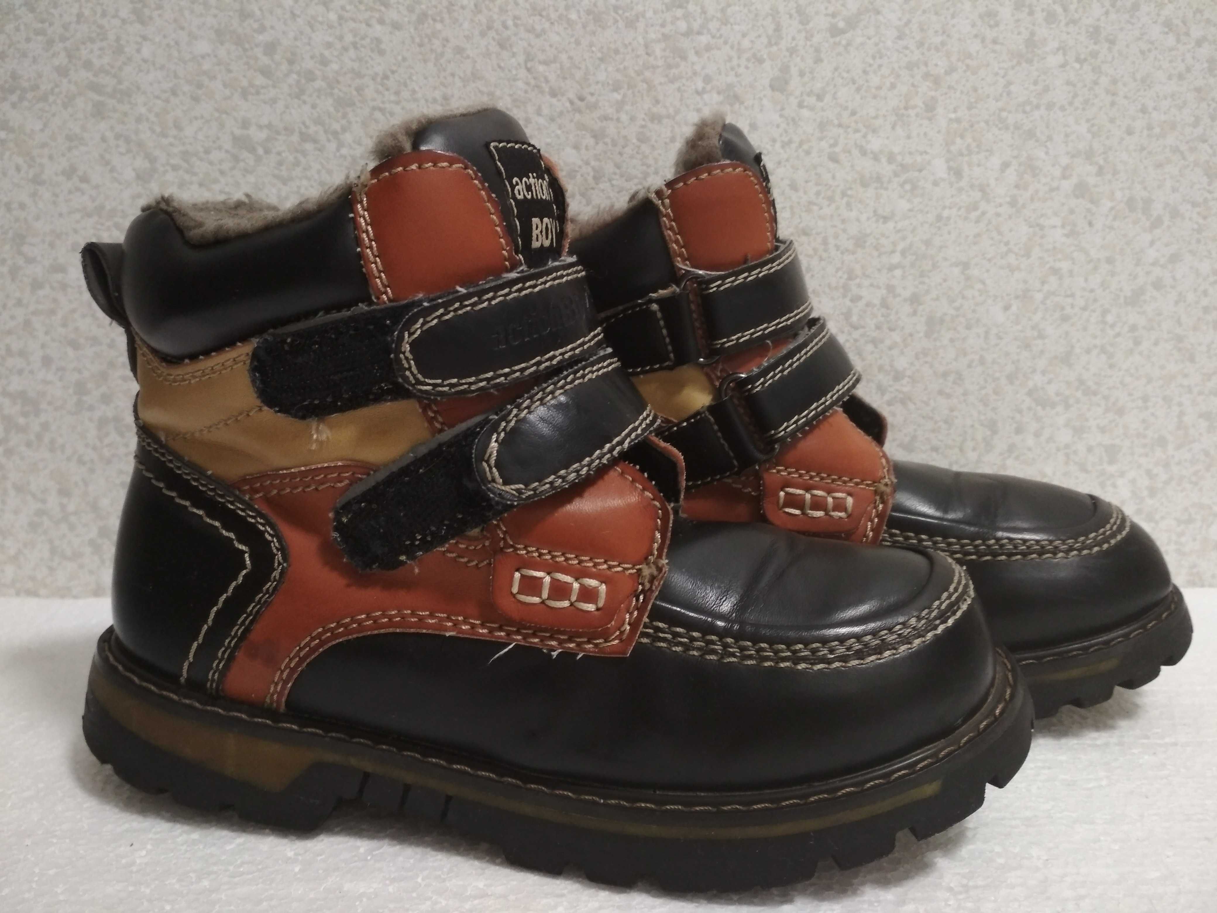 Buty zimowe ACTION BOY rozmiar 34 wkładka 22cm