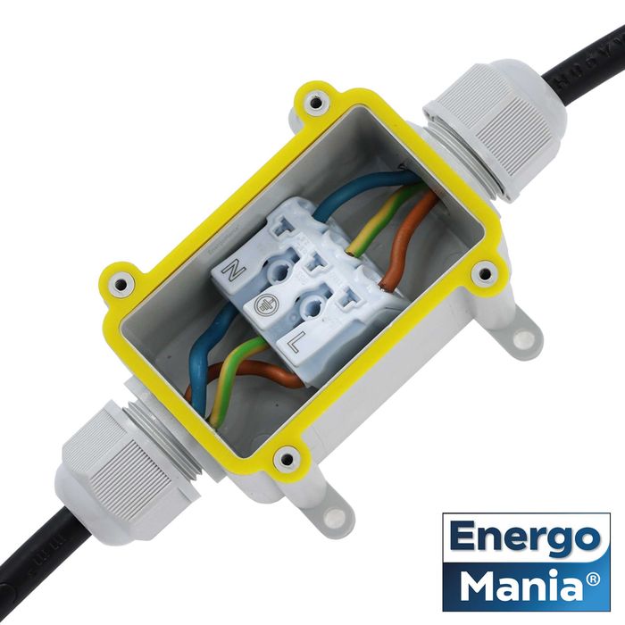 Mufa złącze puszka kablowa IP68 do łączenia hermetycznie kabli w ziemi