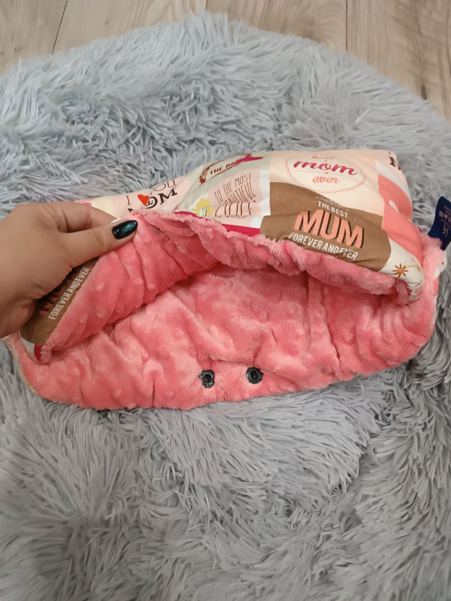 Mufka do wozka, minky