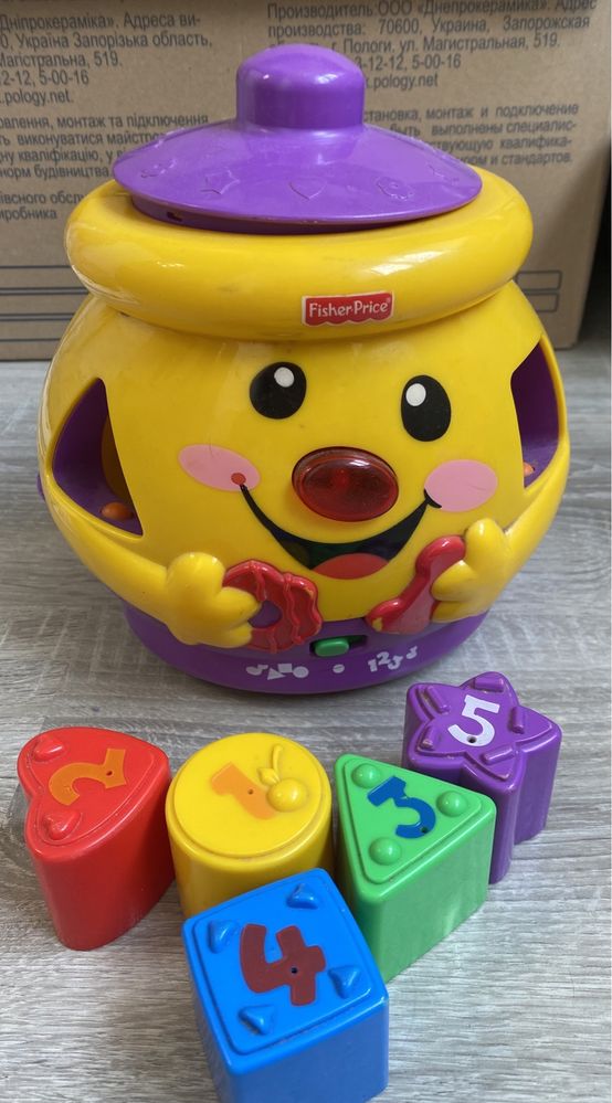 Горщик fisher-price українська мова