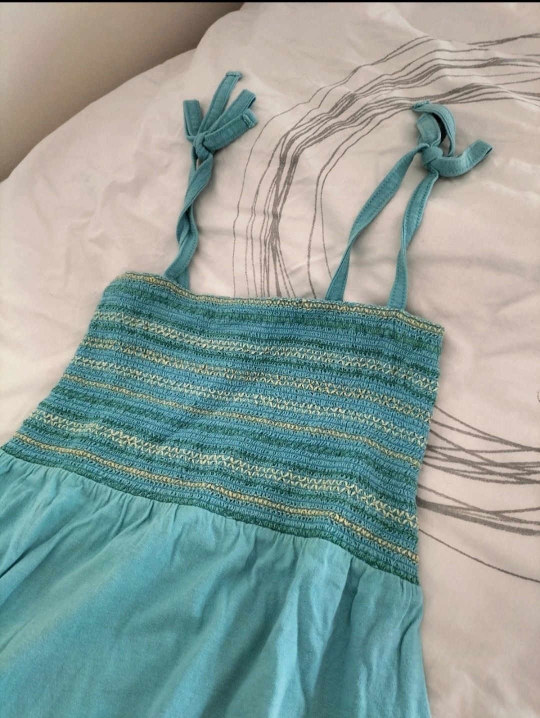 Vestido de verão de grávida