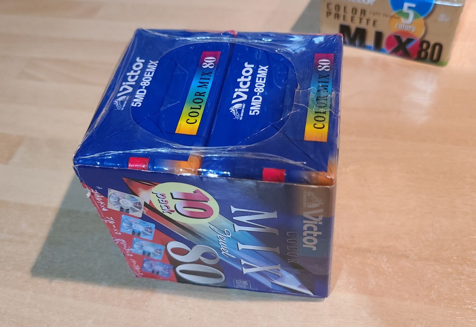 Редкие японские мини-диски VICTOR Color Mix JEWEL Box (80мин) MiniDisc