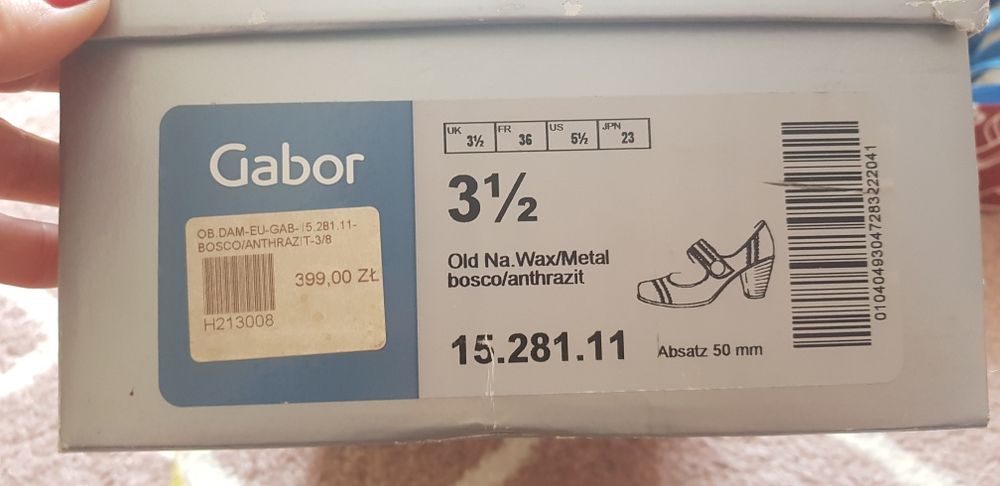 buty na obcasie Gabor