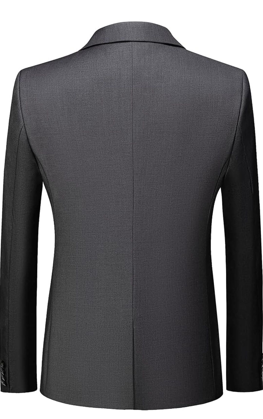 KUDORO Garnitur męski Slim Fit 2-częściowe Dwa guziki na wesele Bizn