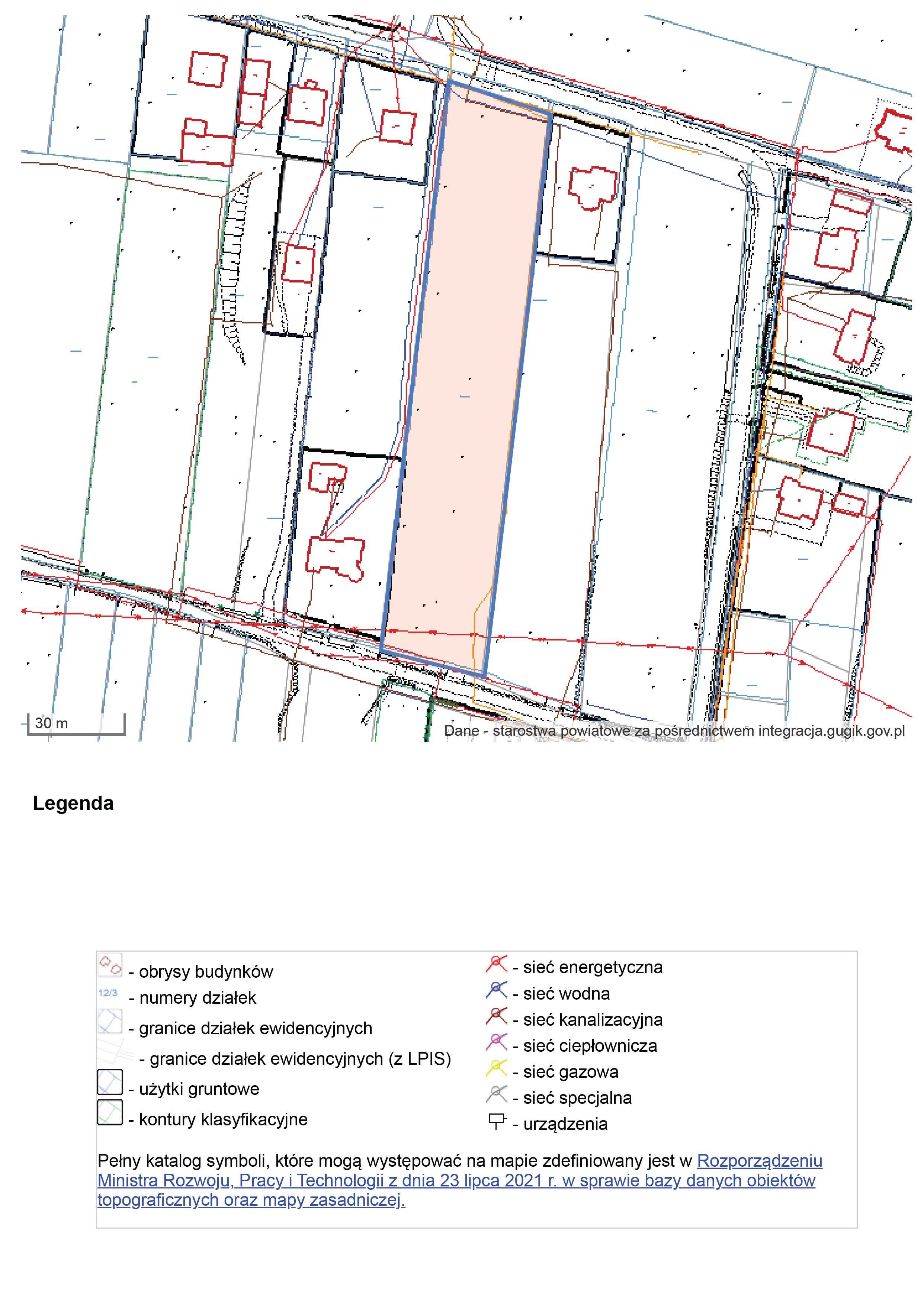 Ustawna duża działka budowlana 5552 m² – Bęczków, gm. Górno – z MPZP
