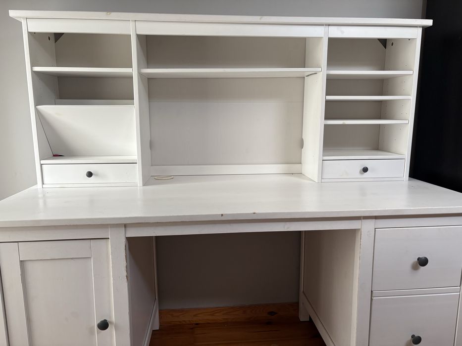 Biurko ikea hemnes z nadstawką