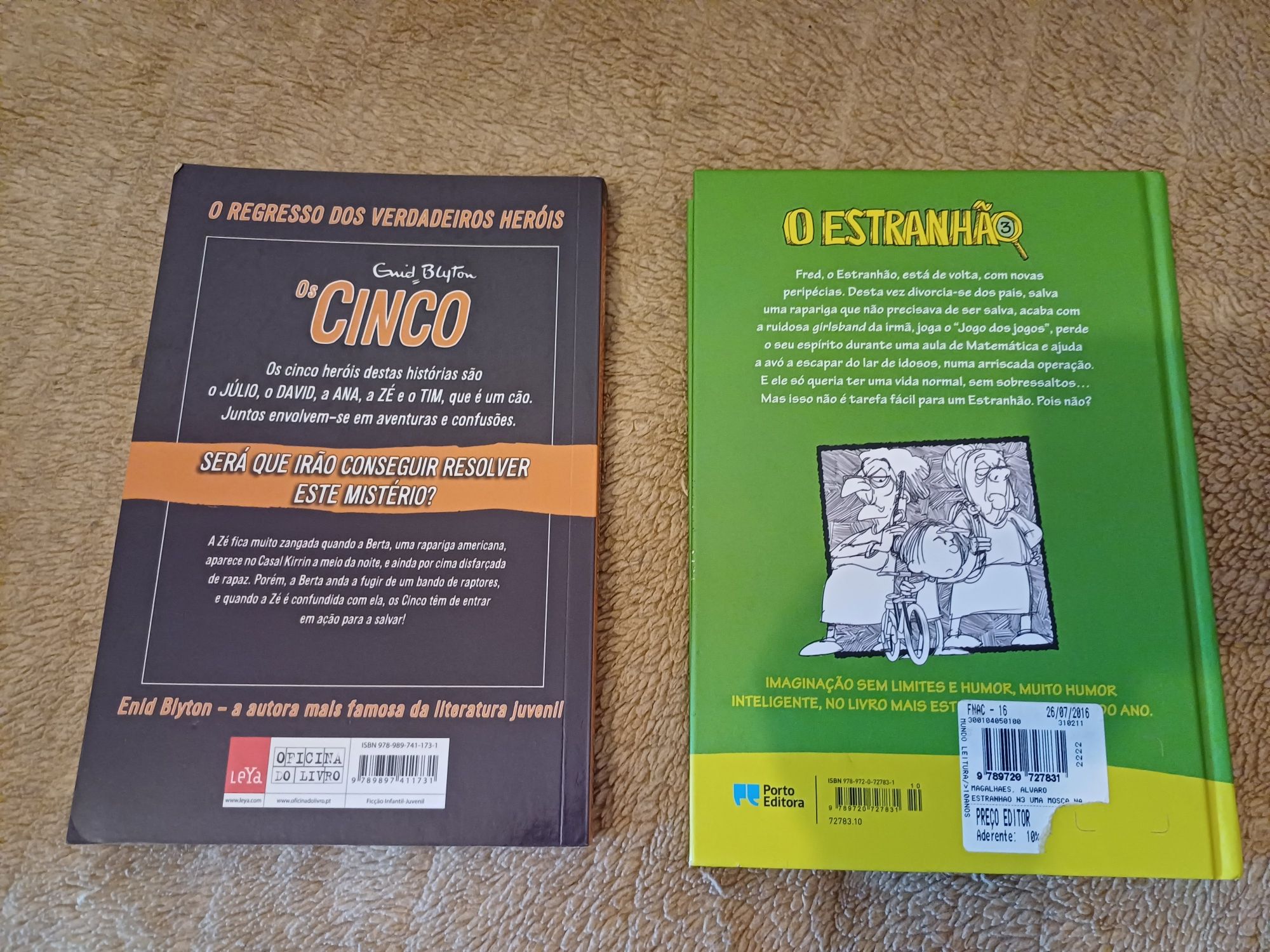 Conjunto 2 livros juvenis