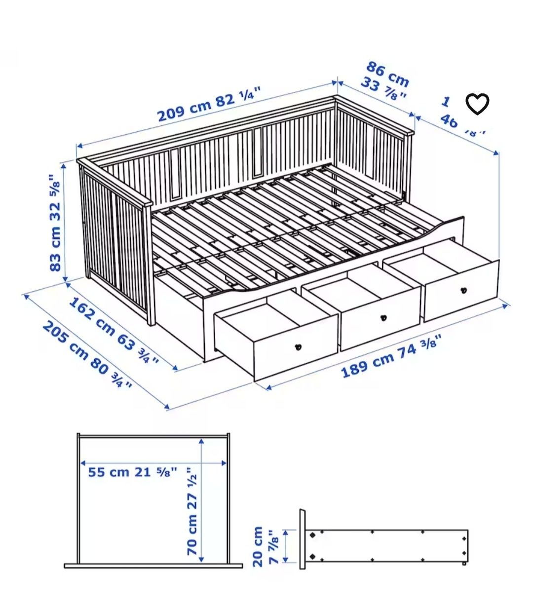 Cama Ikea Hemmes para venda