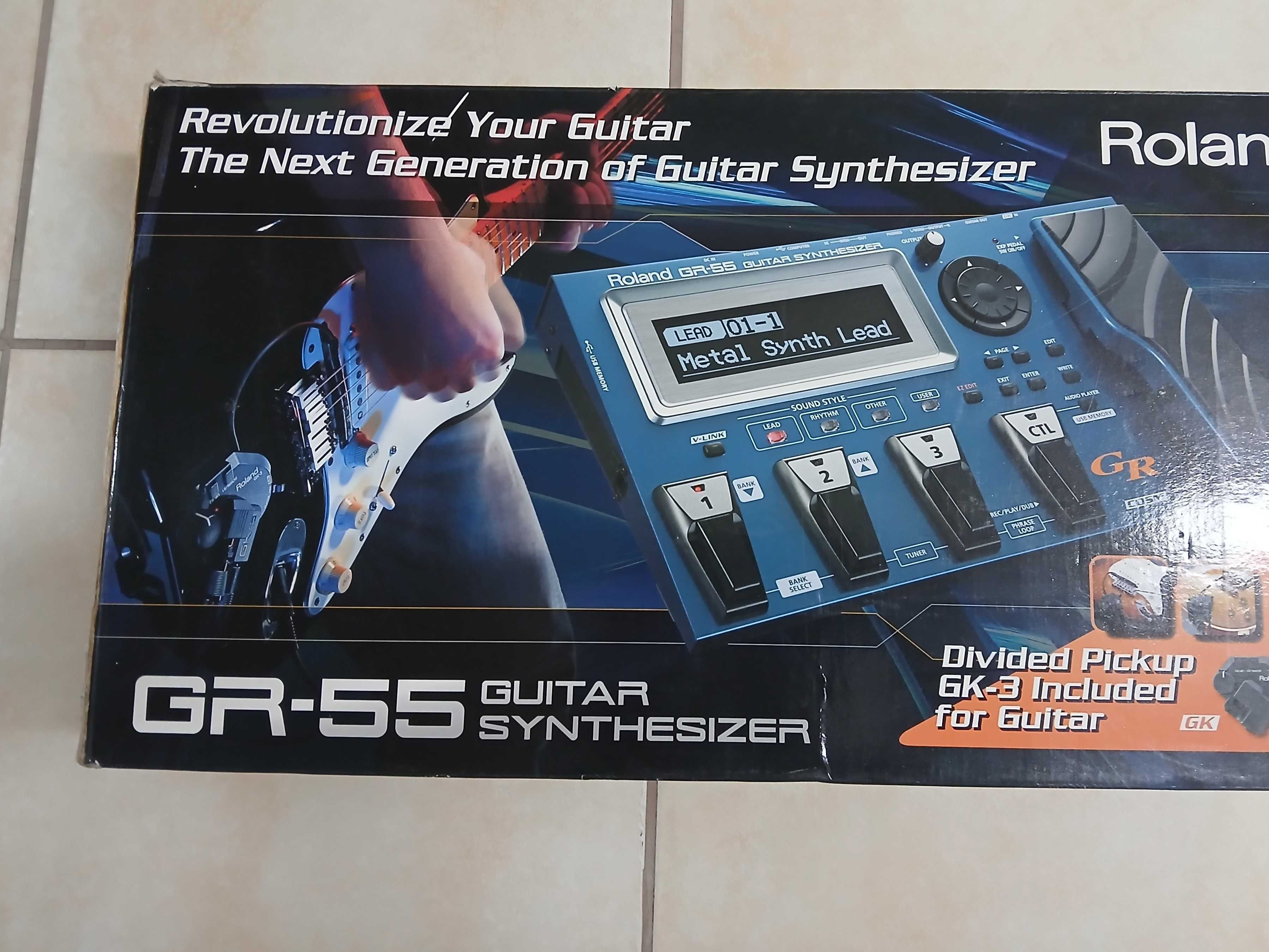 Pedaleira Roland GR- 55 guitar synthesizer