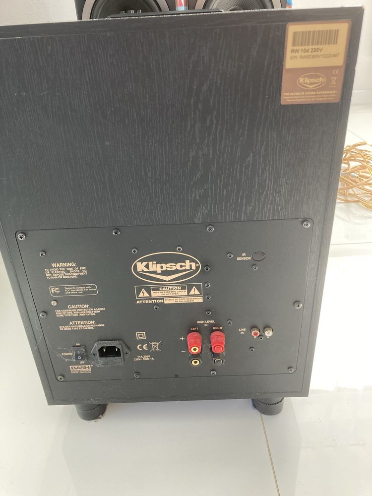 Subwofer klipsch rw 10d