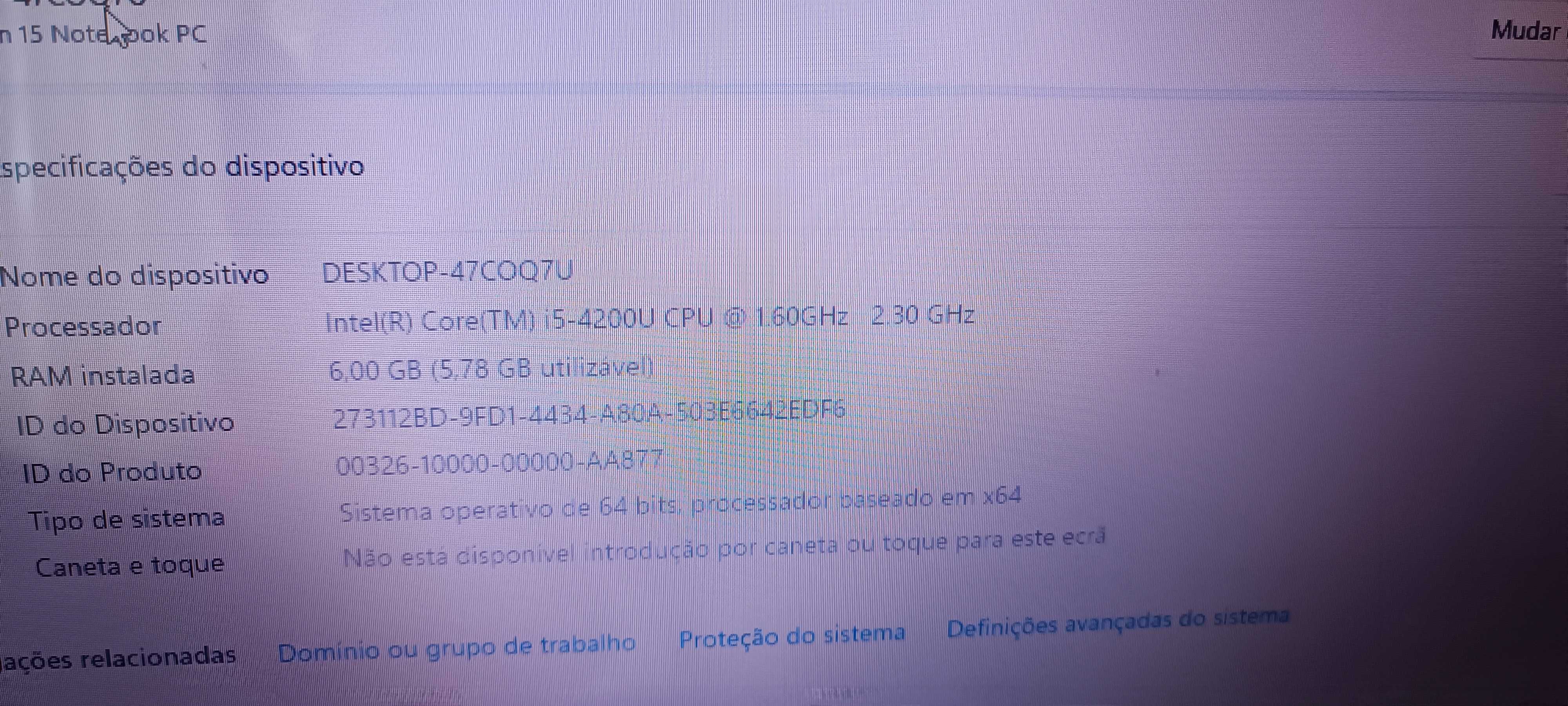 Portátil Hp Pavilion dts intel core 5