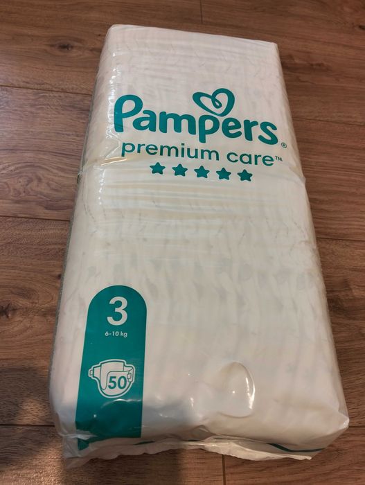 Pampers Premium Care 3 (6–10 kg) – nowe, oryginalnie zapakowane