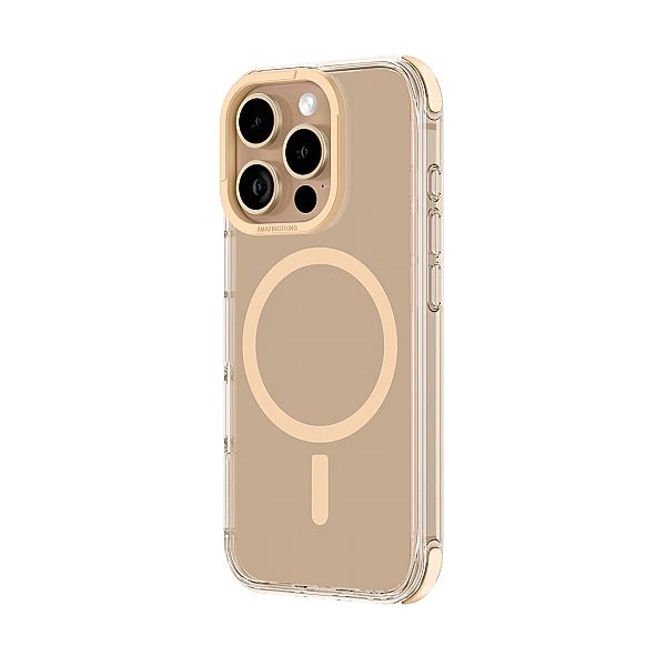 Etui silikonowe AMAZINGTHING Omni Mag Case do iPhone 16 Pro - różowe z