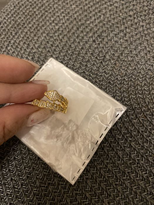 Кольцо змея  бижутерия