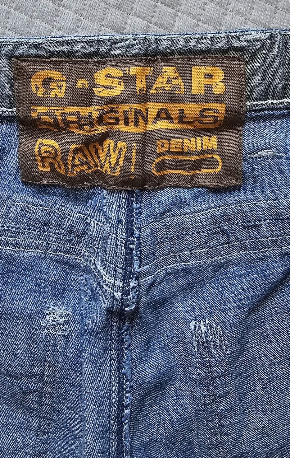 Jeansy niski Stan dzwony G-Star Raw retro Vintage y2k 90s 00s grunge