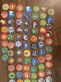 Pokemon Tazo 1 edycja, ponad 140sztuk