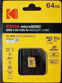 Високошвидкісна карта пам'яті Kodak micro SD/TF 64Гб