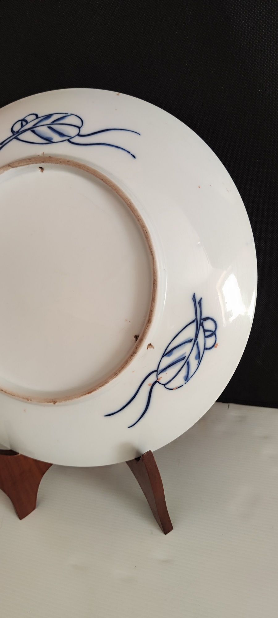 Prato Japonês com decoração policromada imari sec XIX/XX