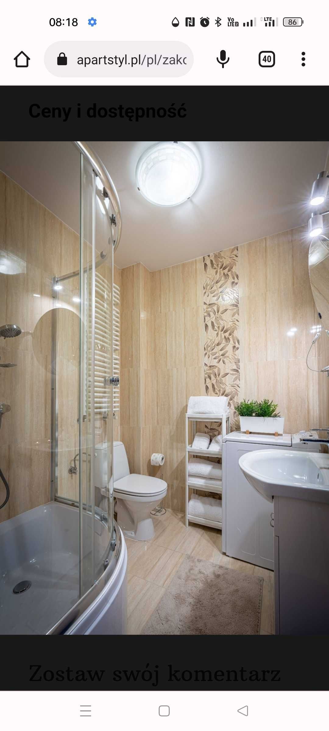 Apartament Bella w centrum Zakopanego