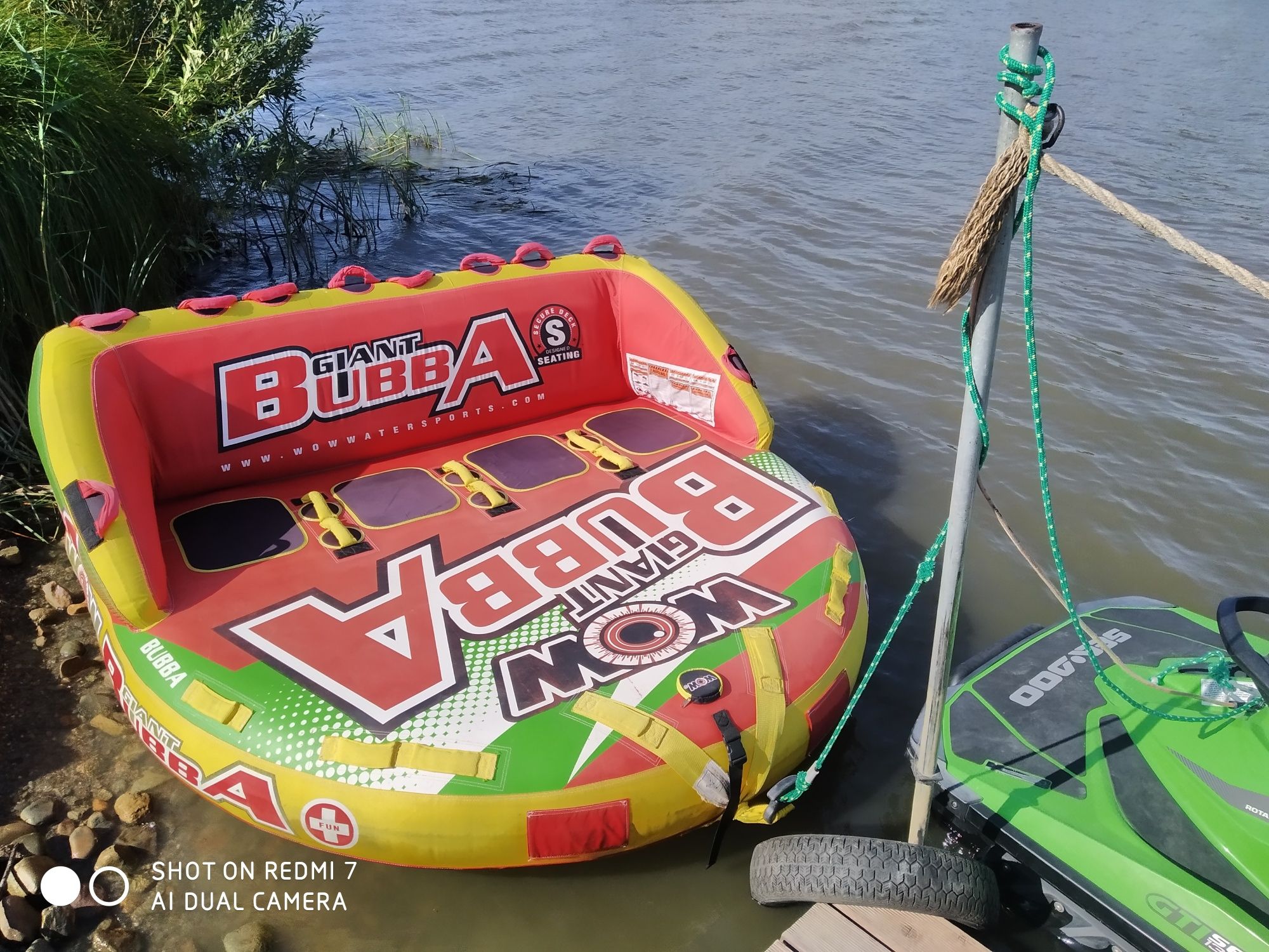 sofa kanapa rydwan do holowania pływania Big Bubba 4-osobowa