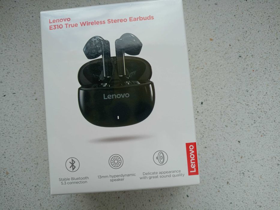 Słuchawki bezprzewodowe Lenovo NOWE