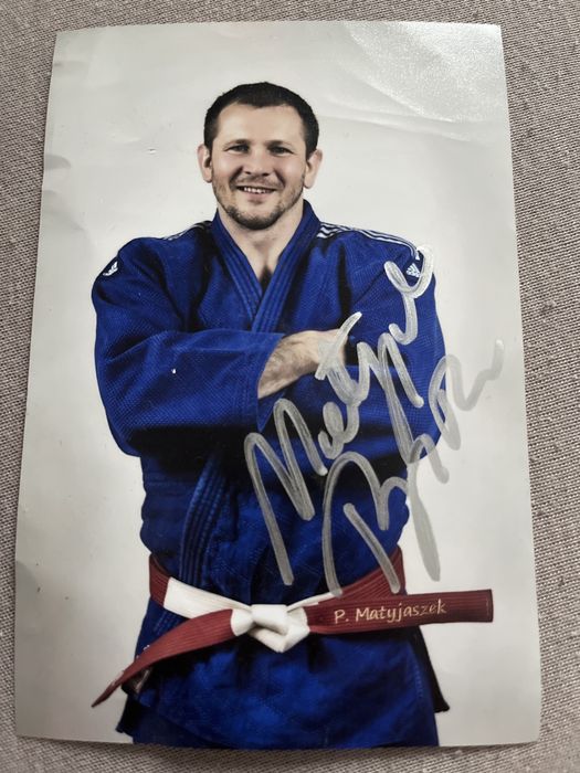 Autograf Przemysława Matyjaszka JUDO