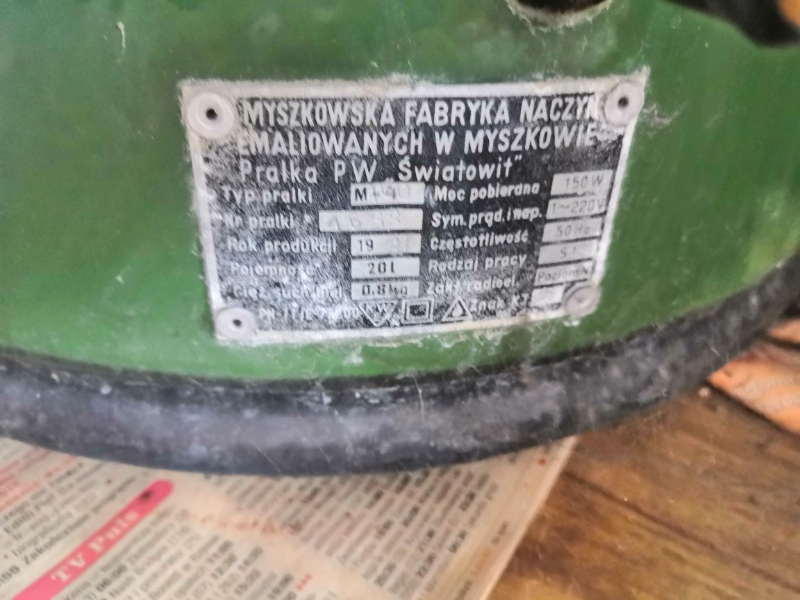 Pralka pw Światowid frania prl