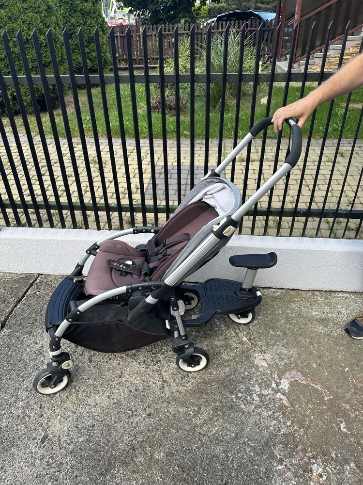 Bugaboo Bee gondola, spacerowka, dostawka dla 2 dziecka