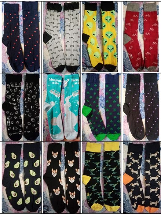 Носки носки шкарпетки, великий асортимент високі демісезонні та зимові