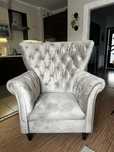 Fotel Glamour bezowy