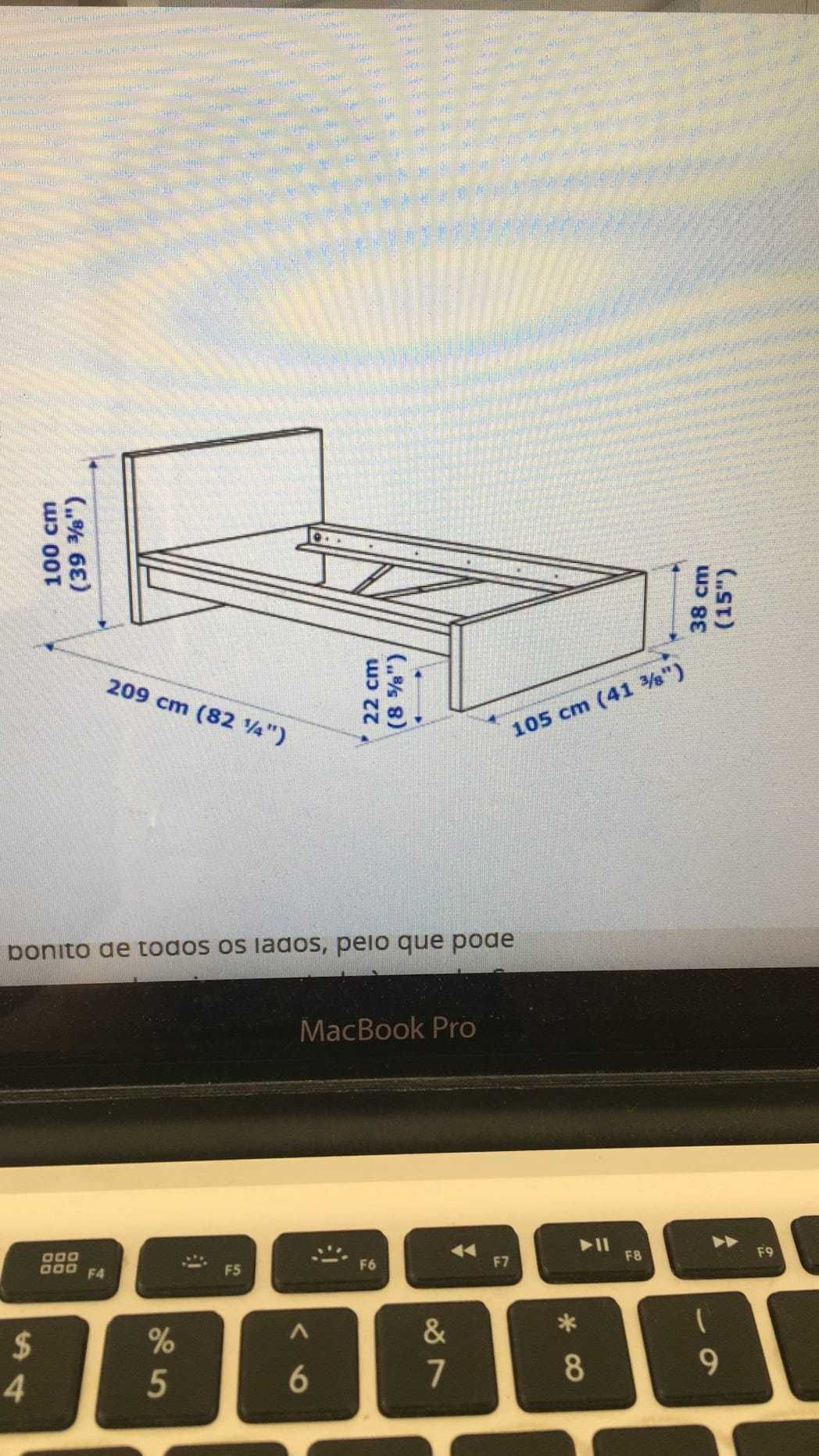 Cama Solteiro IKEA com Colchão