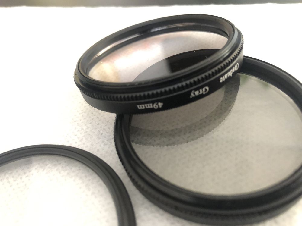 Filtry fotograficzne do obiektywu 49 mm