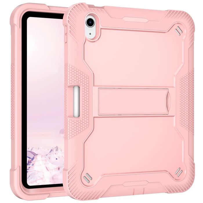 Etui do iPad Air 5/Air 4/ Pro 11 z Podstawką i Paskiem na Ramię Różowe