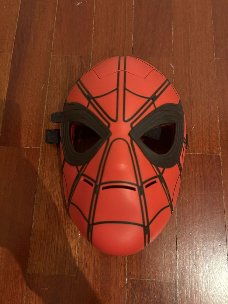 Mascara e lançador Homem-aranha