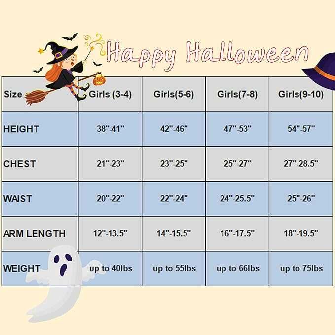 Strój Kostium CZAROWNICY WIEDŹMY WRÓŻKI Halloween Roz. 5-6 lat Q332