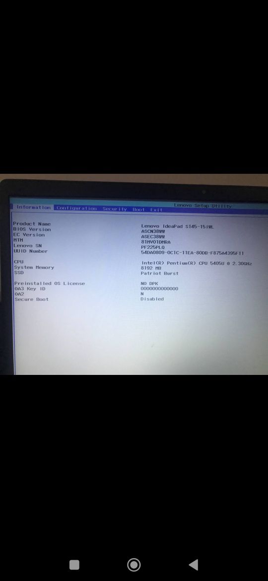 Ноутбук Lenovo ideapad s145