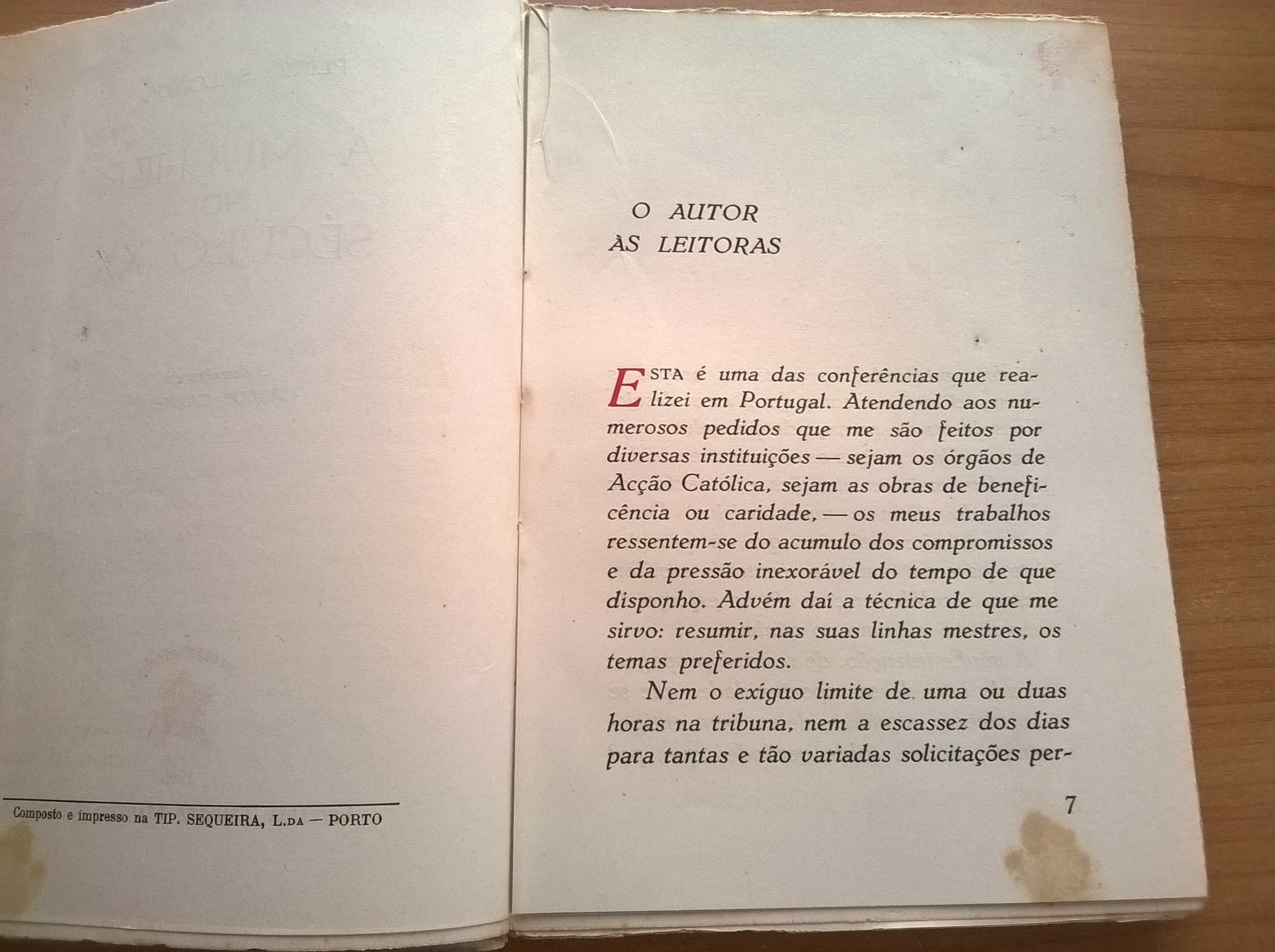 A Mulher no Século XX (1.ª edição) - Plínio Salgado