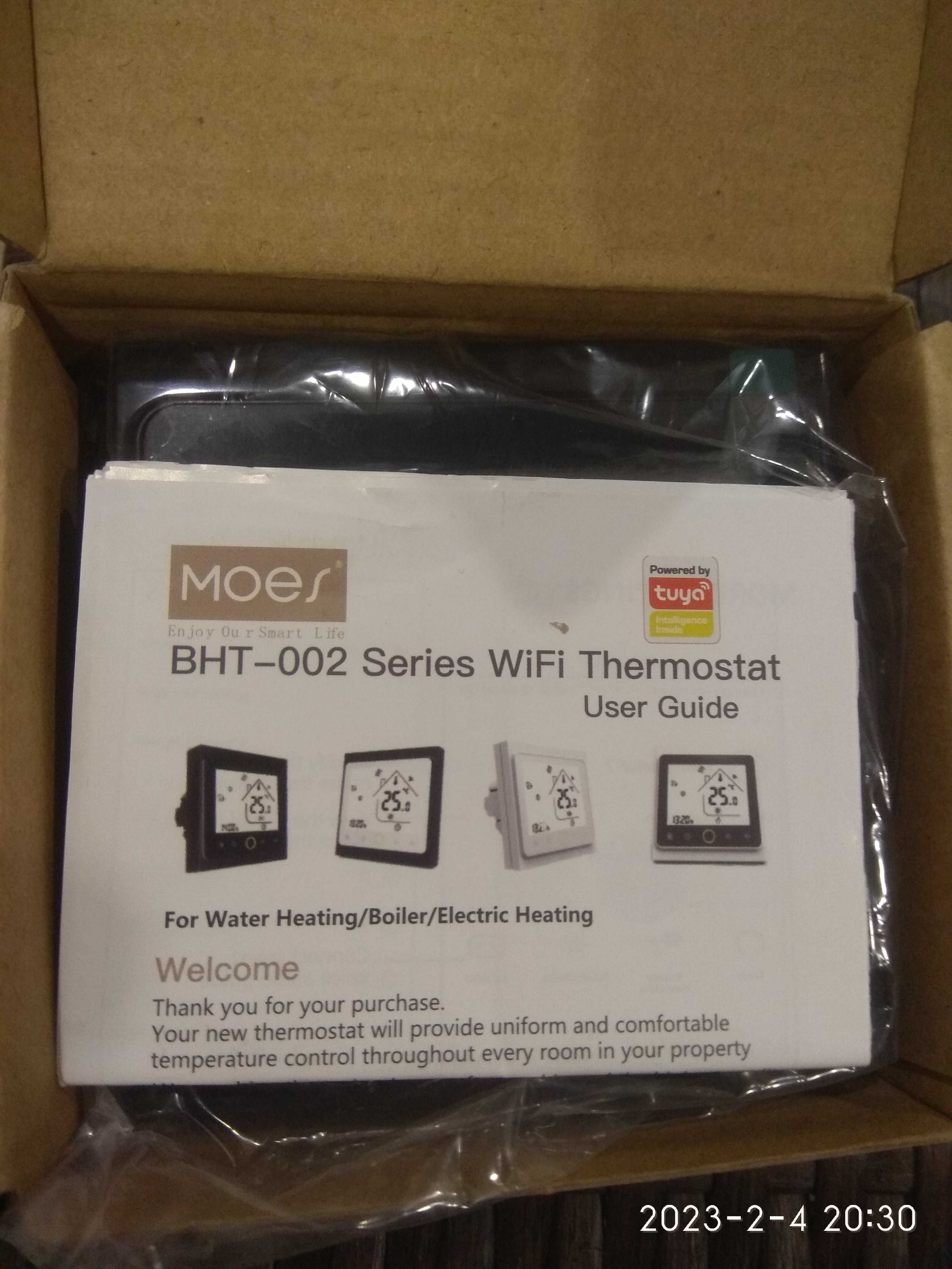 Termostat pieca regulator temperatury wifi bht-002gclw