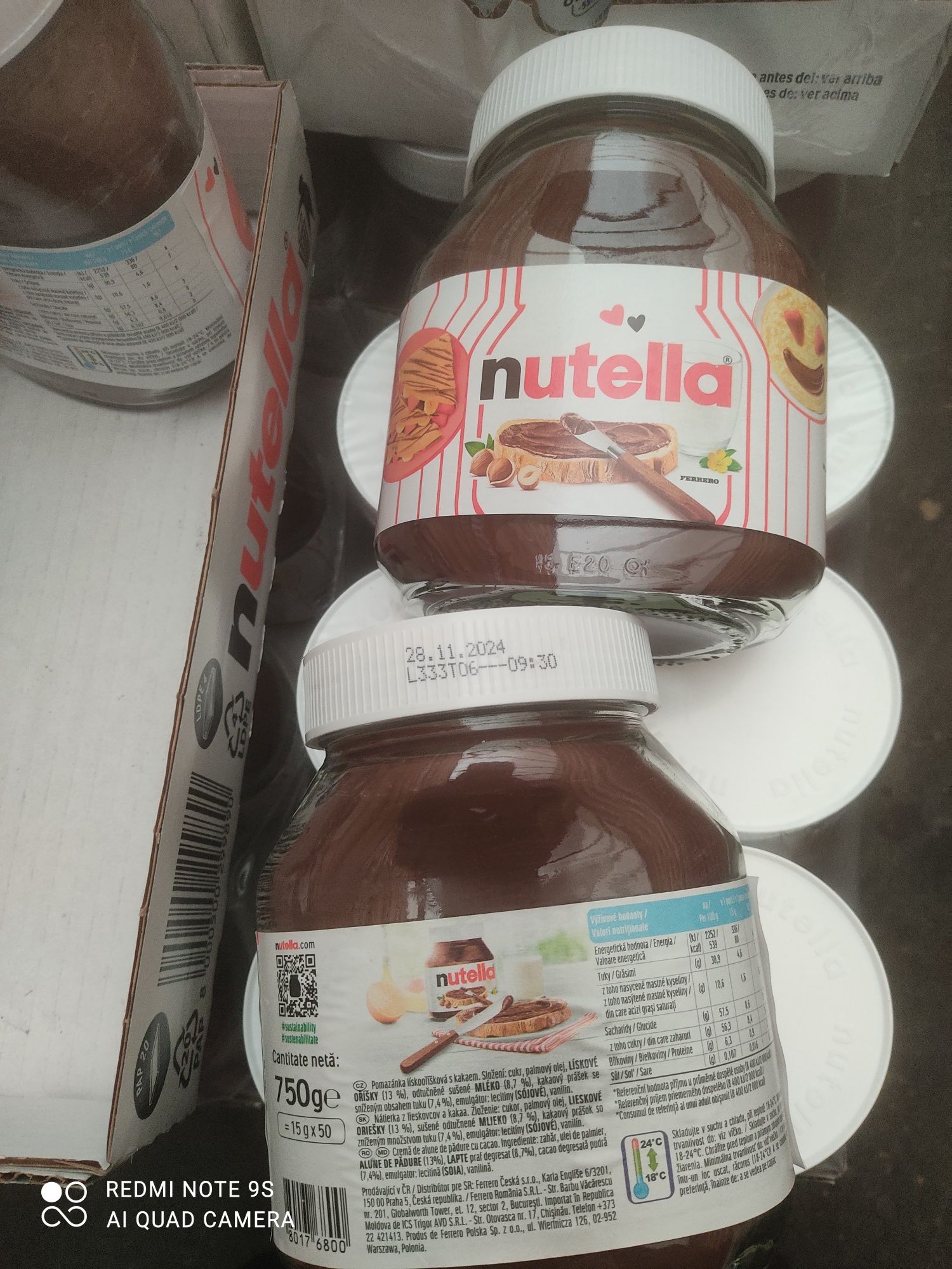 NUTELLA 630g ,400g,200g,700g,825g(паста шоколадна)