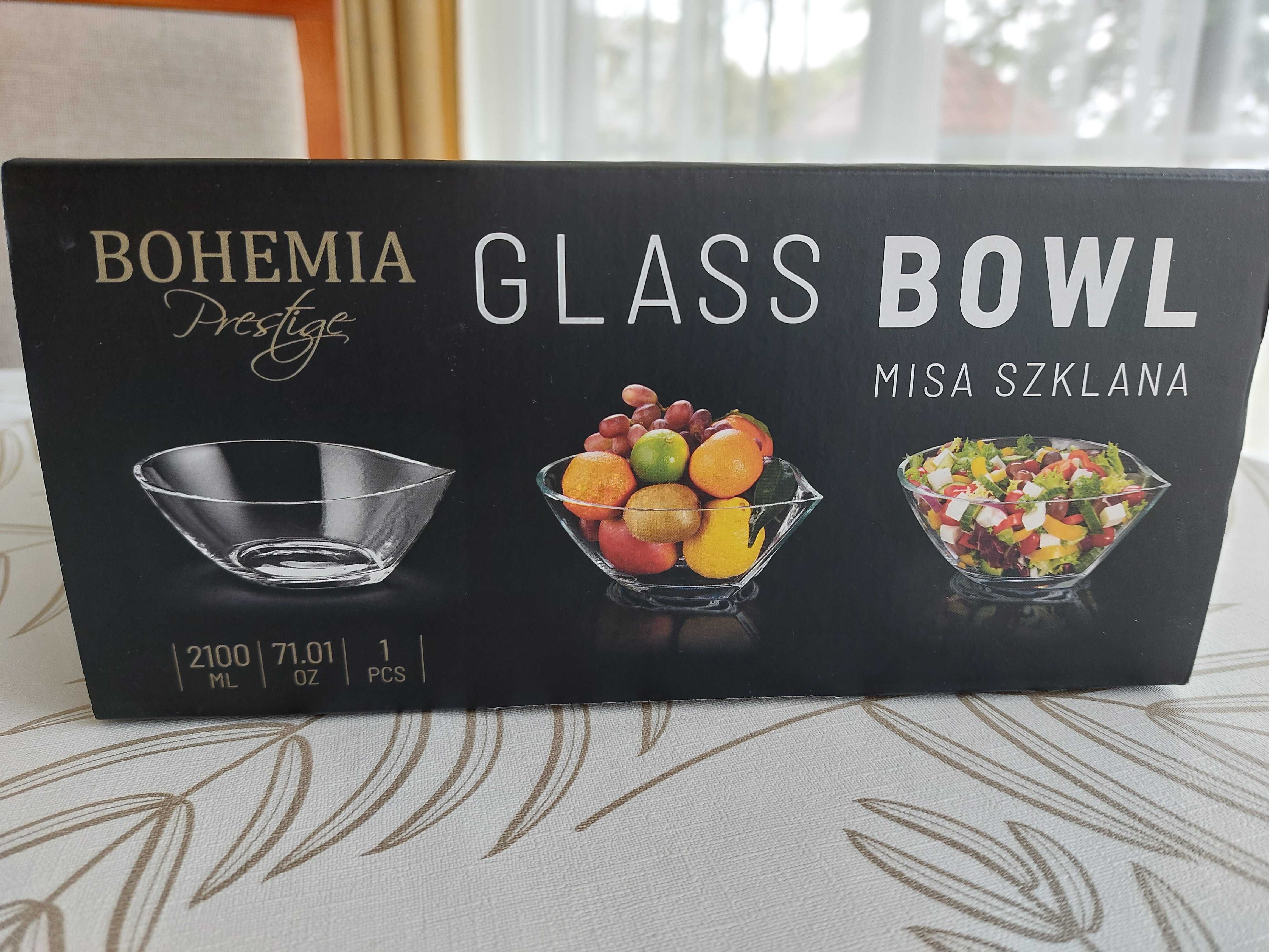 miska salaterka szklana BOHEMIA 2,1 L nowoczesny design