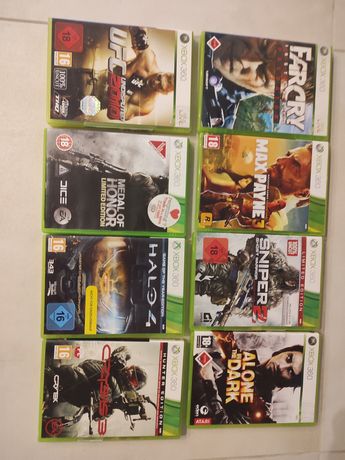 Medal of honor  Crysis 3  max payne 3  sniper 2  Gry Xbox 360