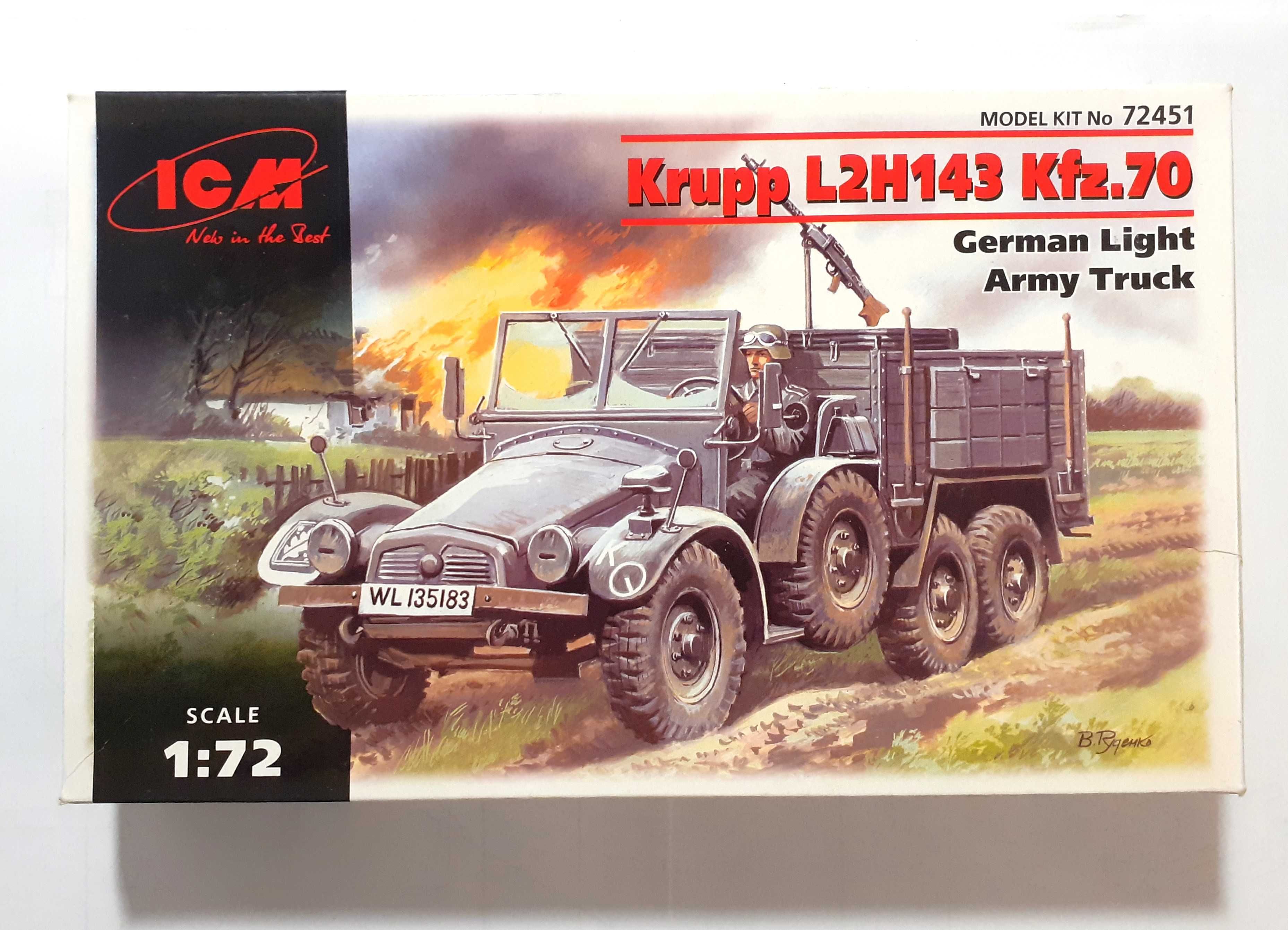 Сборная модель  Krupp L2H143 1/72 ICM