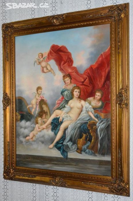 Lindo quadro óleo sobre tela