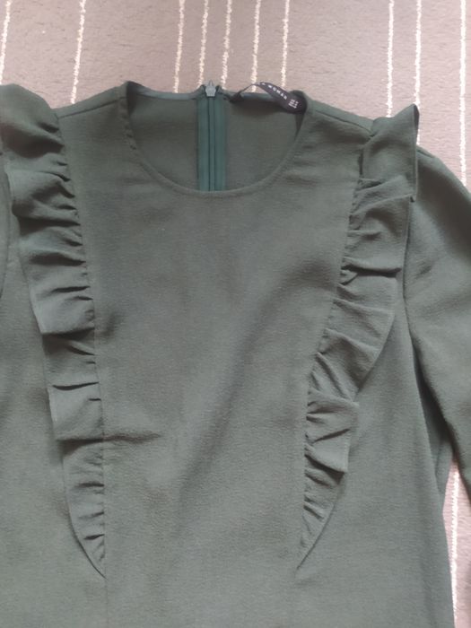 Bluzka z długim rękawem Zaraz z falbankami jak nowa