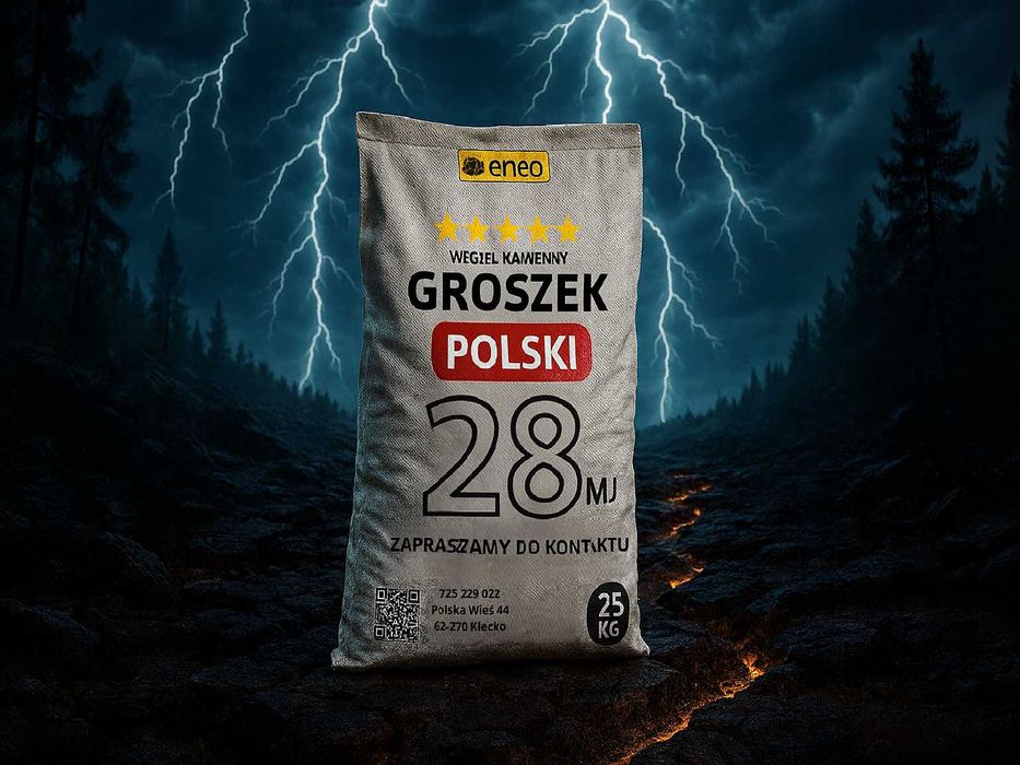Ekogroszek PROMOCJA! Węgiel groszek, miał, pellet. DOSTAWA ZA DARMO!