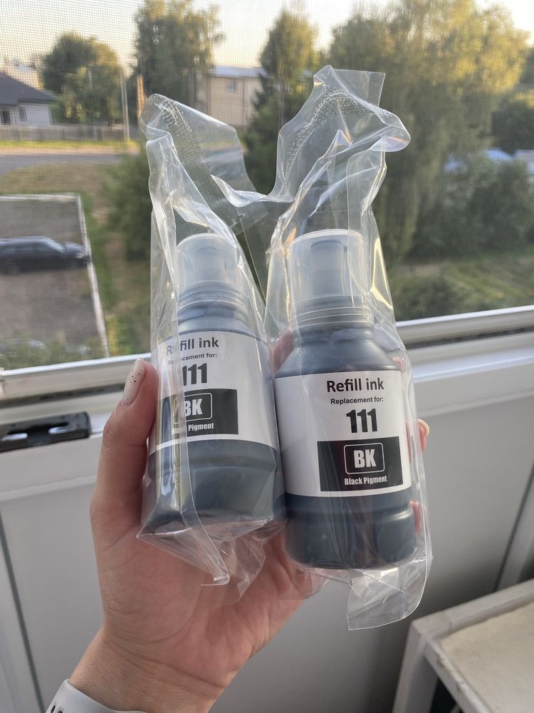 Чорнило Epson 111 BK, 127 мл, пігментне, сумісне з EcoTank
